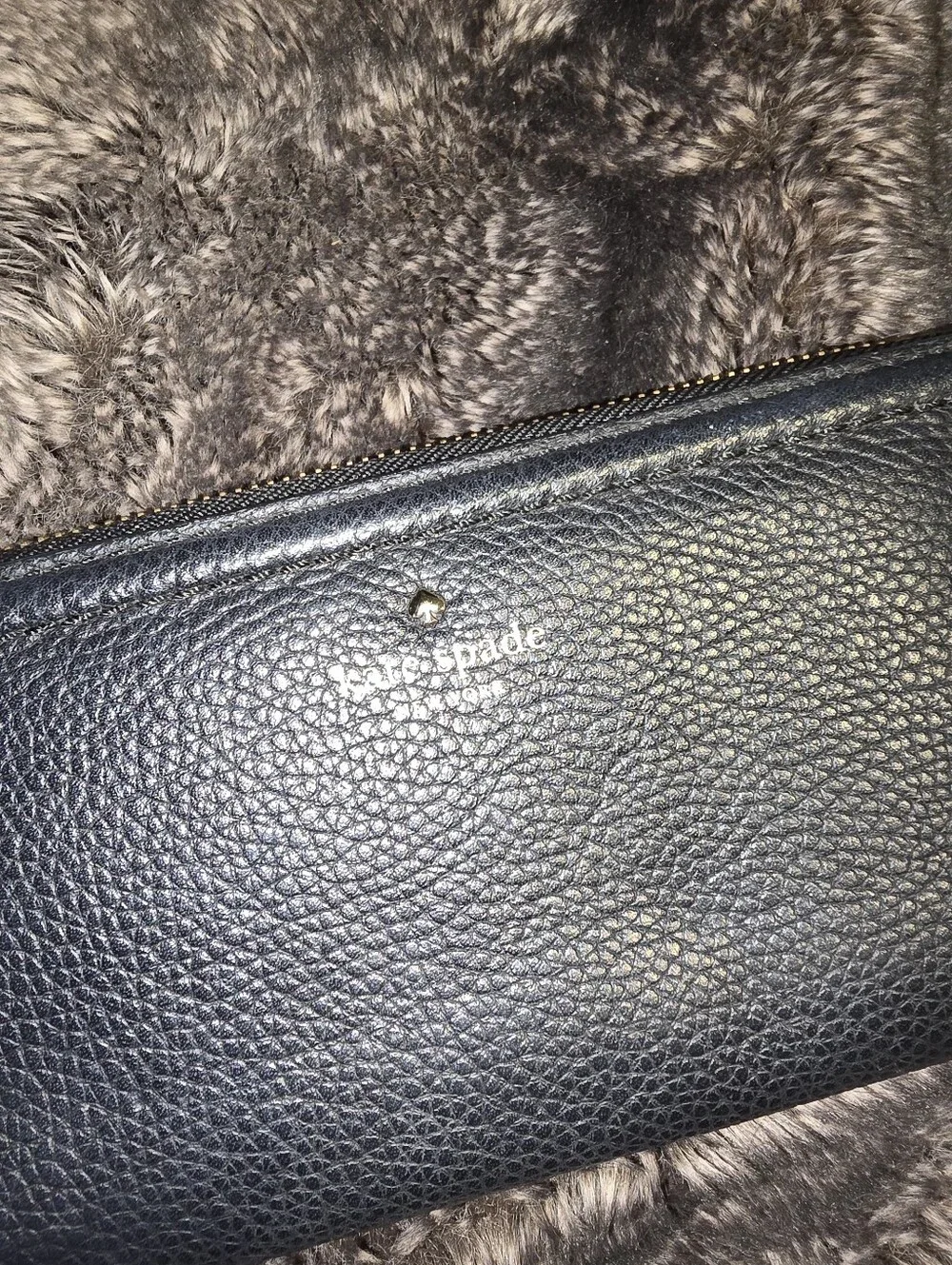 Kate Spade Black Tassel Leather Wallet